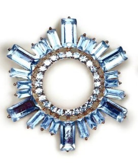 Zilveren statement oorbellen