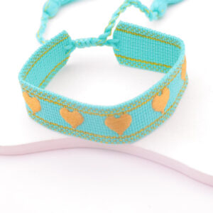 Verstelbare stoffen armband