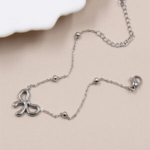 Strikarmband - zilver