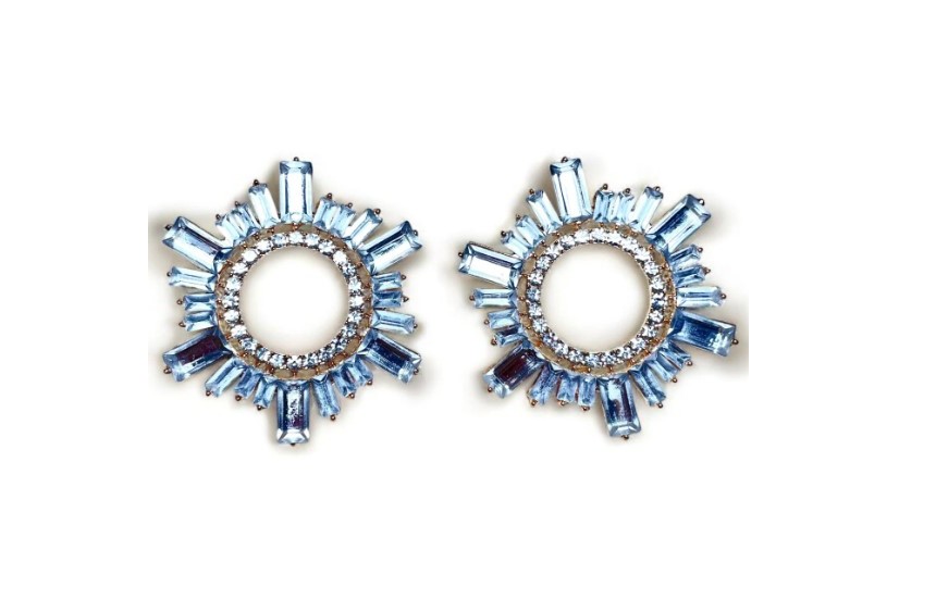 Zilveren statement oorbellen