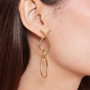 Oorbellen met een twist